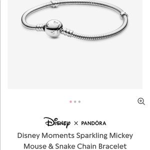 NWOT Pandora Disney Bracelet